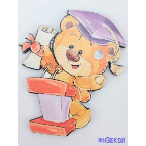 Ballagó maci tábla