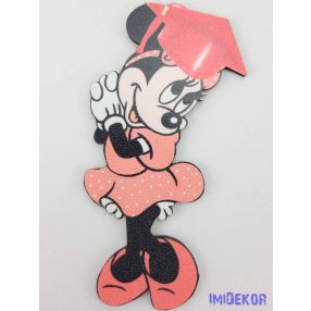 Minnie puncs ruhás tábla ballagó kalapban