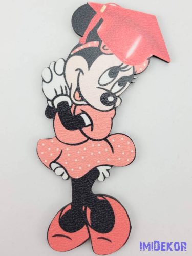 Minnie puncs ruhás tábla ballagó kalapban