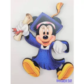 Mickey kék taláros ballagó táblácska