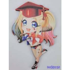 Harley Quinn ballagó sapis táblácska