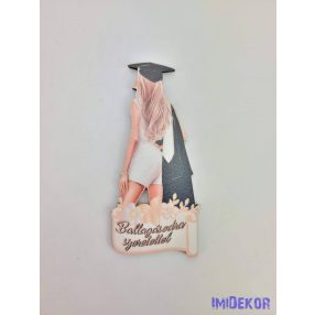 Ballagó lány táblácska 2 - Feliratos