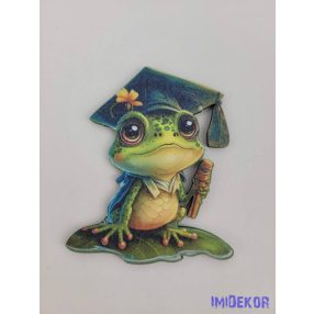 Ballagó béka figura