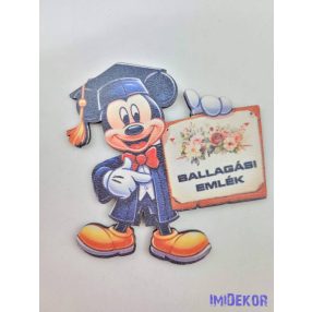 Ballagó figura 25 - Mickey táblával