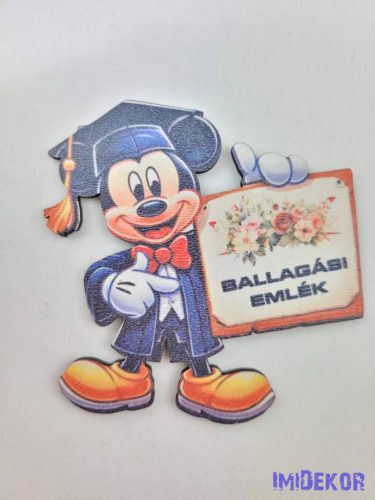 Ballagó figura 25 - Mickey táblával