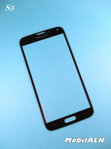 Samsung Galaxy S5 - / i9600 G900x / - 5,1" gyári érintő panel kijelző üveg üveglap touch fekete