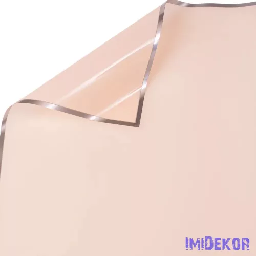 Fólia ív ezüst kerettel 57 x 57cm, 20db - Lakk púder rózsaszín