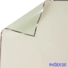   Fólia ív ezüst kerettel 57 x 57cm, 20db - Lakk pasztell zöld