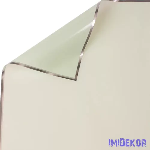 Fólia ív ezüst kerettel 57 x 57cm, 20db - Lakk pasztell zöld
