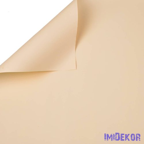 Csomagoló dekor fólia ív 58cm x 58cm 20db/cs - Ekrü