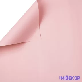   Egyszínű csomagoló dekor fólia ív 58x58cm 20db/cs - Púder Rózsaszín