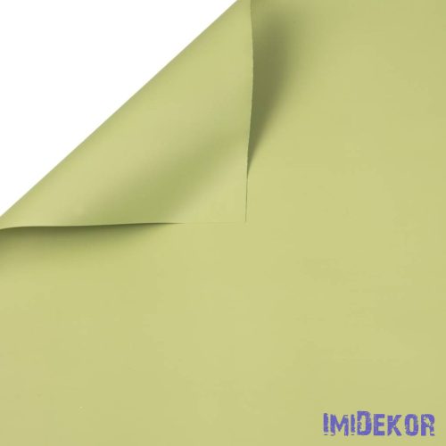 Egyszínű csomagoló dekor fólia ív 58x58cm 20db/cs - Zöld