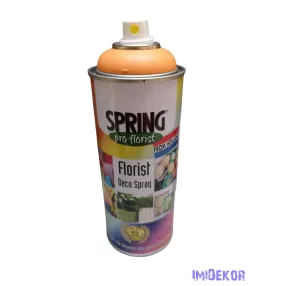   Virágfesték SPRING 400 ml dekorációs fújós festék spray - Orange Peel / Narancs Héj