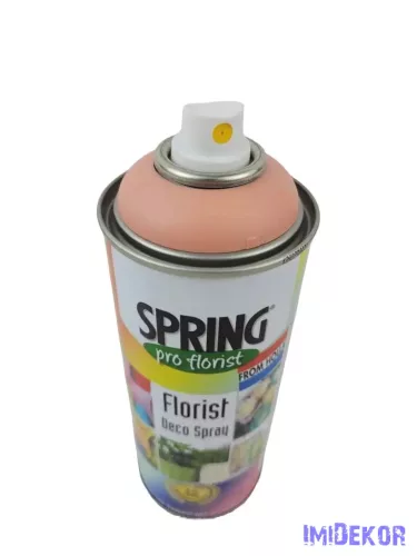 Virágfesték SPRING 400 ml dekorációs fújós festék spray - True Pink / Igazi Rózsaszín