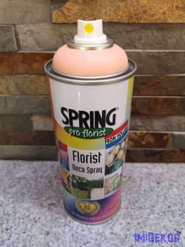 Virágfesték SPRING 400 ml dekorációs fújós festék spray - Soft Pink / Halvány Rózsaszín