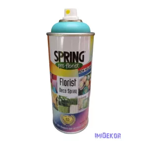   Virágfesték SPRING 400 ml dekorációs fújós festék spray - Cerulean Blue / Égszínkék