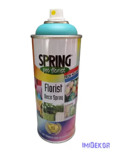 Virágfesték SPRING 400 ml dekorációs fújós festék spray - Cerulean Blue / Égszínkék