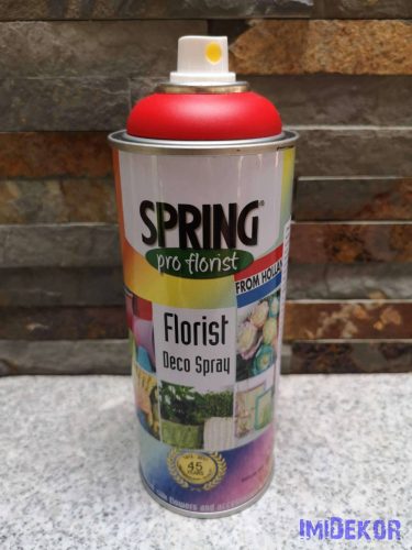 Virágfesték SPRING 400 ml dekorációs fújós festék spray - Tangerine / Mandarin