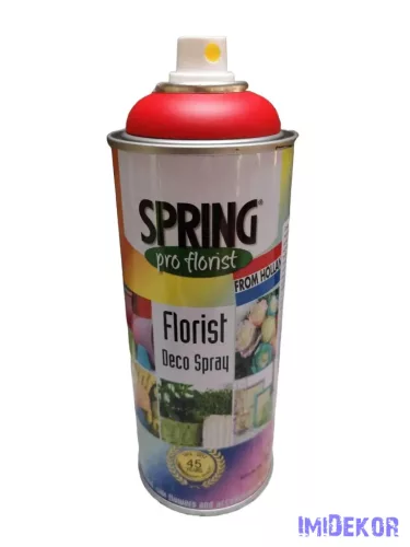 Virágfesték SPRING 400 ml dekorációs fújós festék spray - Tangerine / Mandarin