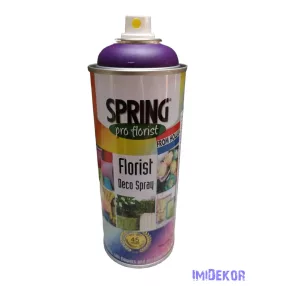   Virágfesték SPRING 400 ml dekorációs fújós festék spray - Regal Purple / Fejedelmi Lila
