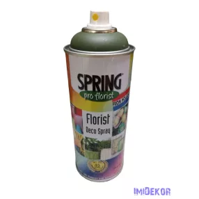   Virágfesték SPRING 400 ml dekorációs fújós festék spray - Moss Green / Moha Zöld