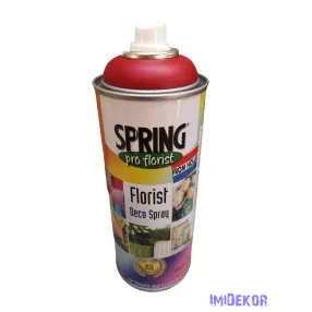   Virágfesték SPRING 400 ml dekorációs fújós festék spray - Holiday Red / Ünnepi Piros