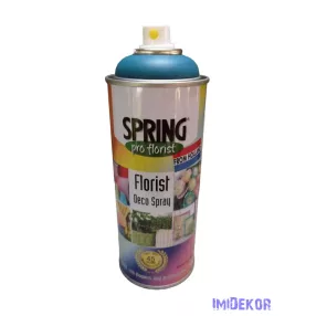   Virágfesték SPRING 400 ml dekorációs fújós festék spray - Peacock Blue / Páva Kék
