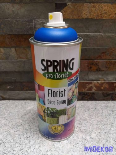 Virágfesték SPRING 400 ml dekorációs fújós festék spray - Royal Blue / Király Kék