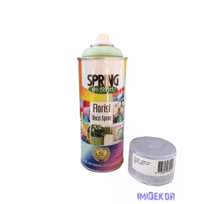   Virágfesték SPRING 400 ml dekorációs fújós festék spray - Spring Green / Tavaszi Zöld
