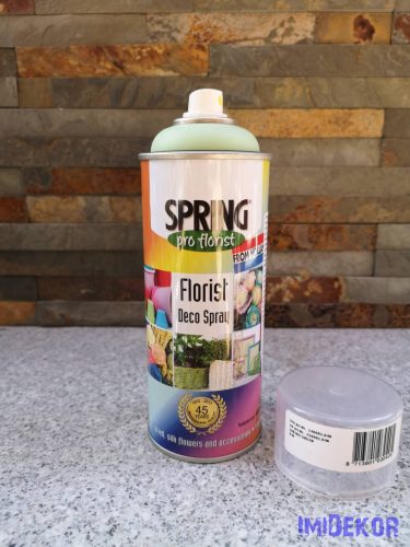 Virágfesték SPRING 400 ml dekorációs fújós festék spray - Spring Green / Tavaszi Zöld