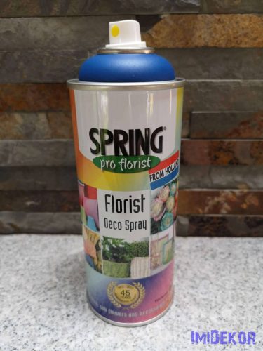 Virágfesték SPRING 400 ml dekorációs fújós festék spray - Navy Blue / Sötétkék