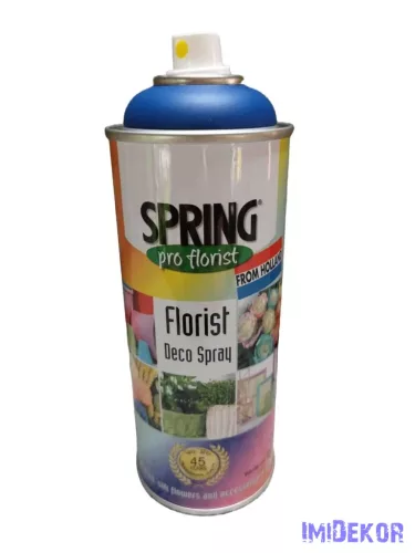 Virágfesték SPRING 400 ml dekorációs fújós festék spray - Navy Blue / Sötétkék