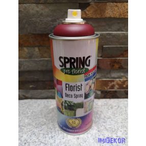   Virágfesték SPRING 400 ml dekorációs fújós festék spray - Burgundy Red / Burgundi