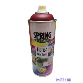   Virágfesték SPRING 400 ml dekorációs fújós festék spray - Burgundy Red / Burgundi