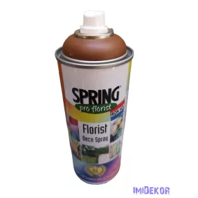   Virágfesték SPRING 400 ml dekorációs fújós festék spray - Rust Brown / Rozsda Barna