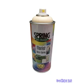   Virágfesték SPRING 400 ml dekorációs fújós festék spray - Champagne / Pezsgő