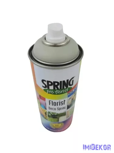 Virágfesték SPRING 400 ml dekorációs fújós festék spray - Platinum Grey / Platina Szürke
