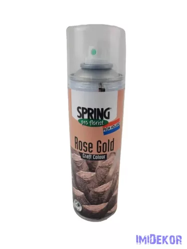 Virágfesték SPRING 300 ml dekorációs fújós festék spray - Rose Gold