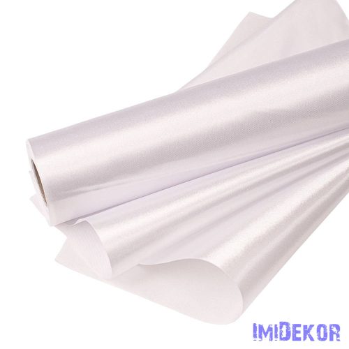 Szatén tekercs 23cm x 10m - Fehér