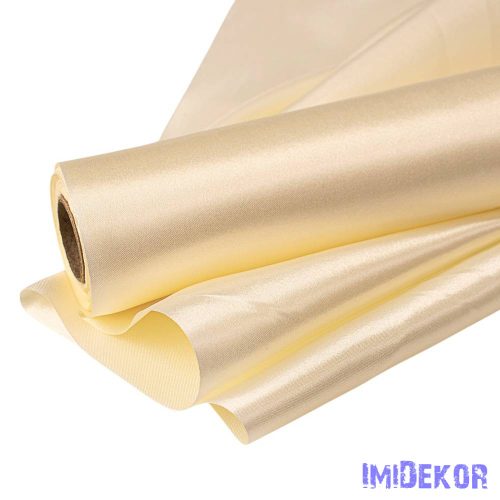 Szatén tekercs 23cm x 10m - Krém