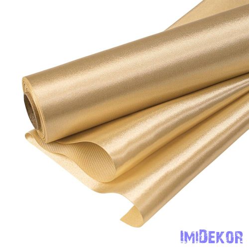 Szatén tekercs 23cm x 10m - Arany bézs