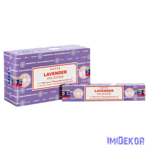 Satya maszala füstölő 15g - Lavender