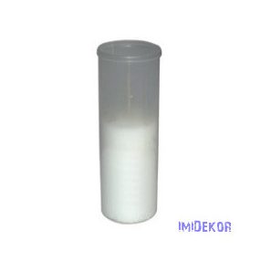   Mécsesbetét áttetsző poharas 17 cm / 160 g / 48 óra mécses betét TBS160