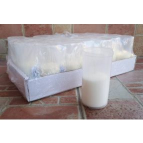   Mécsesbetét áttetsző poharas 10 cm / 70 g / 16 óra mécses betét TBZ70