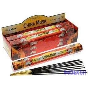   Tulasi hexa 20szál/doboz füstölő - China Musk / Kínai Pézsma