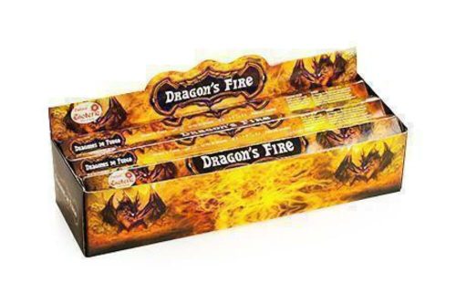 Tulasi Dragons Fire / Sárkánytűz füstölő indiai hatszög dobozos 20 szál / doboz