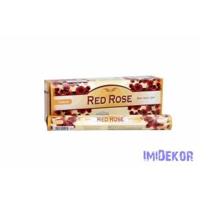   Tulasi hexa 20szál/doboz füstölő - Red Rose / Vörös Rózsa