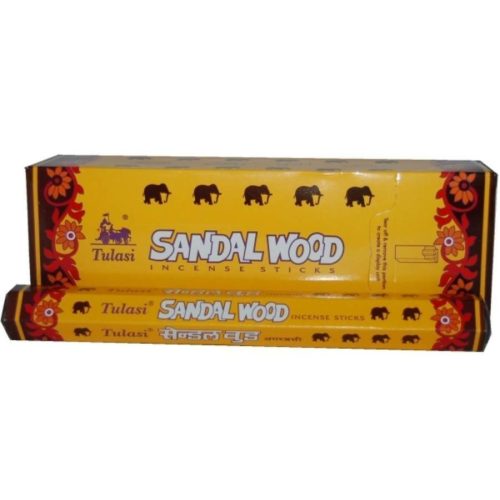 Tulasi Sandalwood / Szantálfa füstölő hexa indiai 20 db