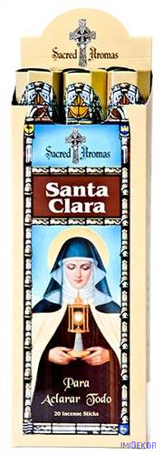 Tulasi hexa 20szál/doboz füstölő - Saint Clara / Szent Klára