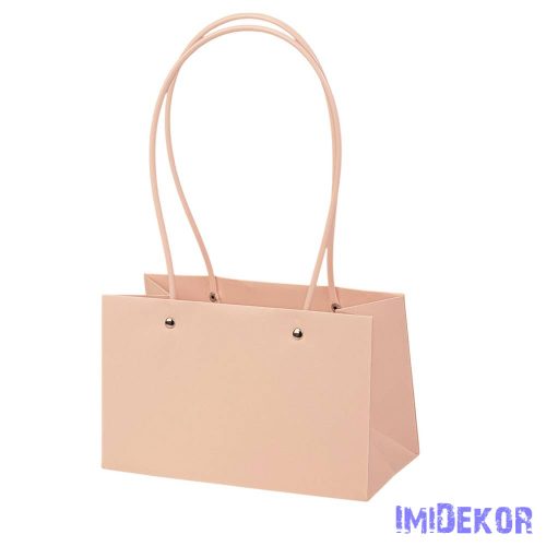 Virág táska 22(h) x 10.5(sz) x 13.5(m) cm - Sötét púder